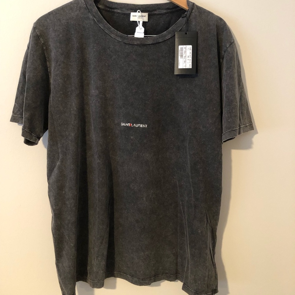 Saint Laurent Paris - Box Logo T Shirt